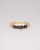Emilia Ring - Black Diamonds